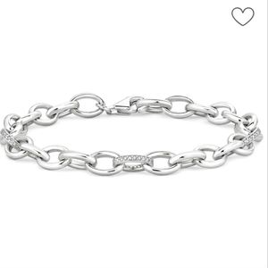 Brilliant Earth Luxe Link Diamond bracelet, OS, silver, lobster clasp.